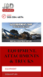 Mobile Screenshot of jdequipmentcorp.com